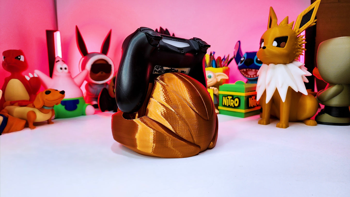 Samus Aran Helm Controller Holder – Legendary stand for your gaming setup! 🚀🔴