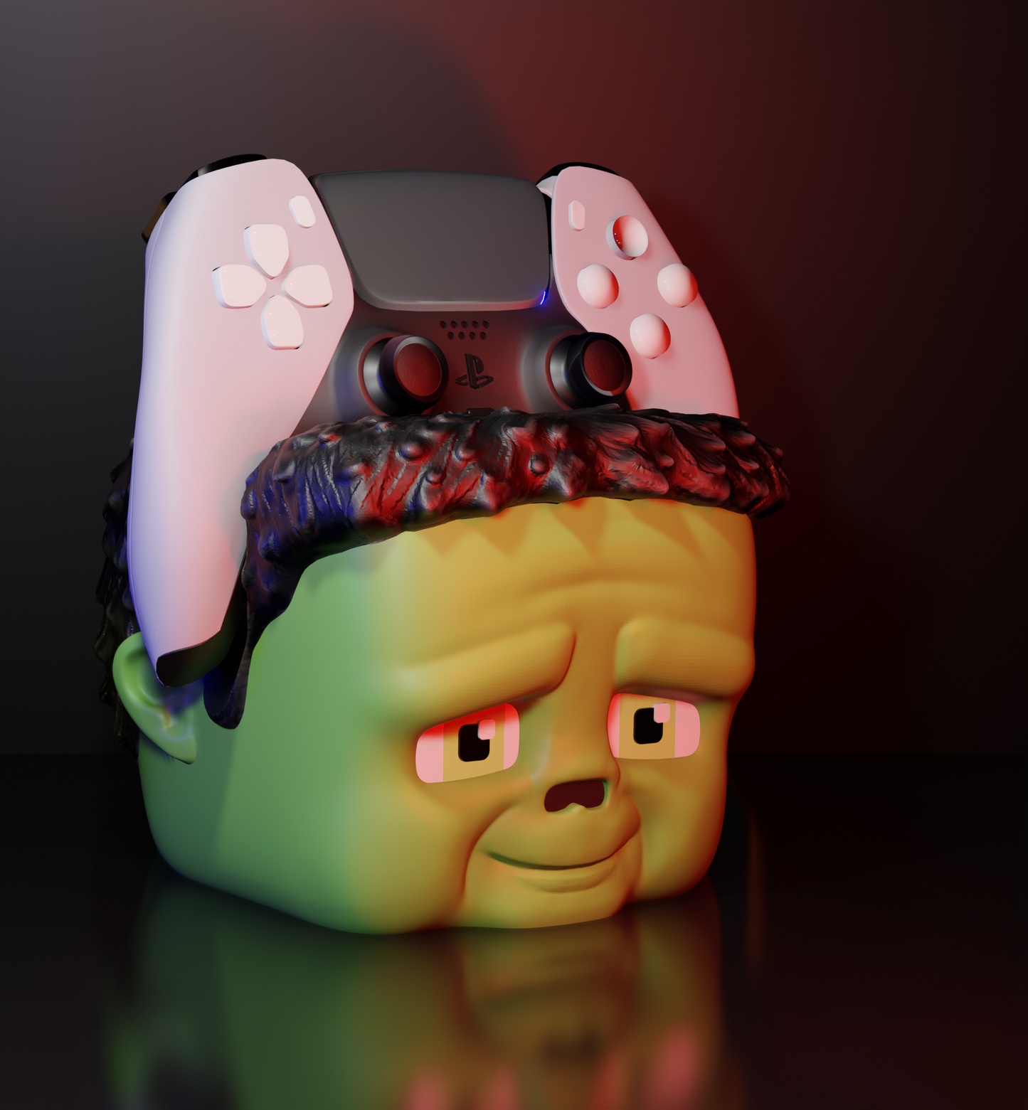 Minecraft Zombie Controller Halter – Für Playstation Nintendo Xbox im Block-Design