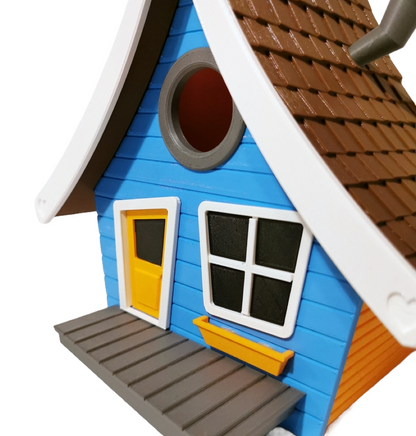 Vogelhaus "Cartoon-Traumhaus" – Dein fröhliches Zuhause für gefiederte Freunde! 🏡🐦