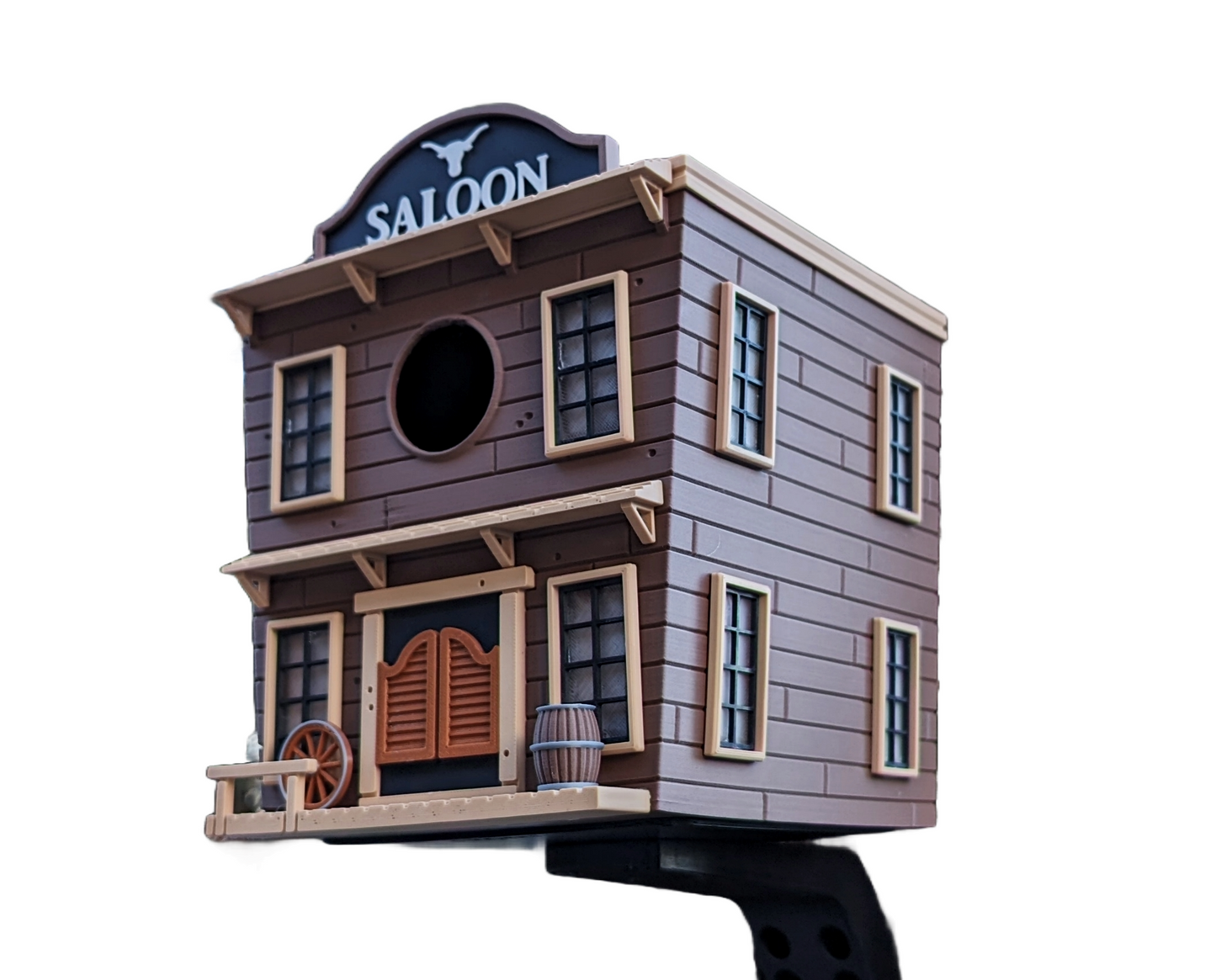 Vogelhaus "Wild West Saloon" – Dein Zuhause für gefiederte Cowboys! 🤠🐦