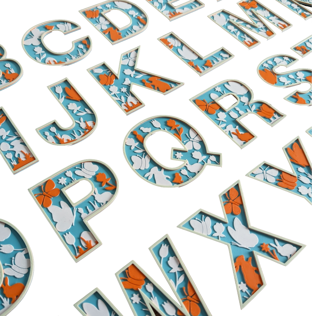 Personalized letters &amp; symbols – your individual spring and Easter paradise! 🌷