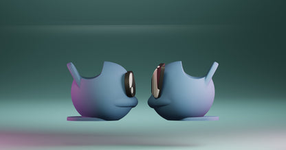 3D Printed Squirtle Controller Holder | Gaming Accessory Pokémon Design | Compatible with All Controllers | Geek Gift