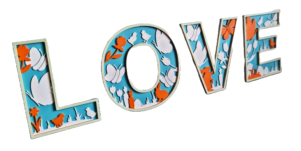 Personalized letters &amp; symbols – your individual spring and Easter paradise! 🌷