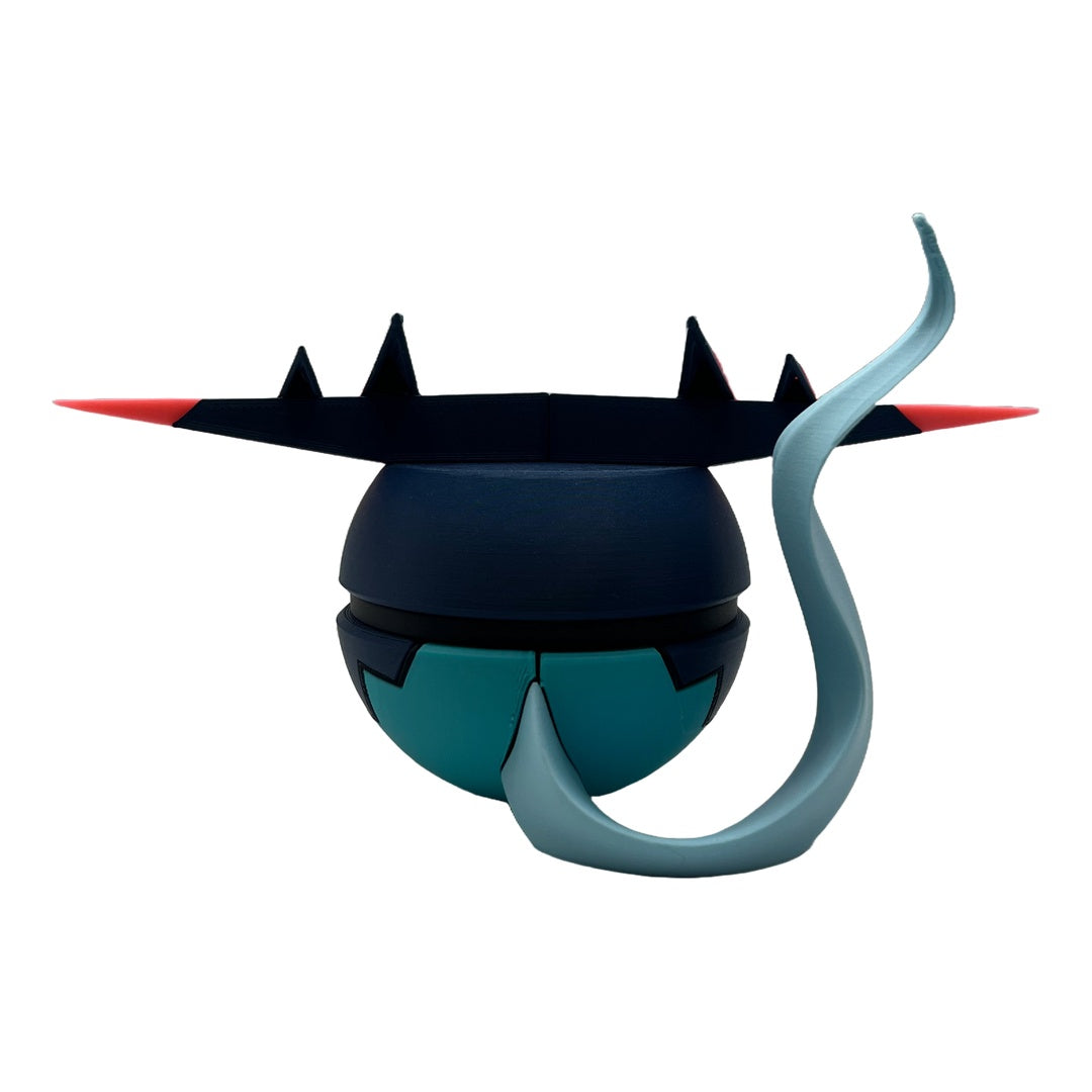 Katapuldra (Dragapult) Charakterball – Einzigartiges 3D-gedrucktes Sammlerstück! 👻🐉