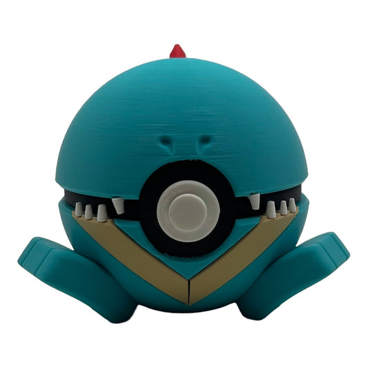 Wasser-Krokodil Charakterball – Einzigartiges 3D-gedrucktes Sammlerstück! 🐊💧