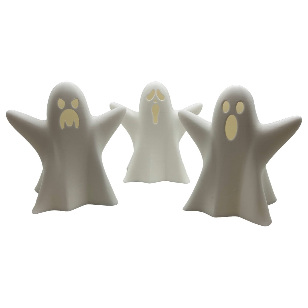 Leuchtender Halloween-Geist – Deine süße Teelicht-Dekoration! 👻💡