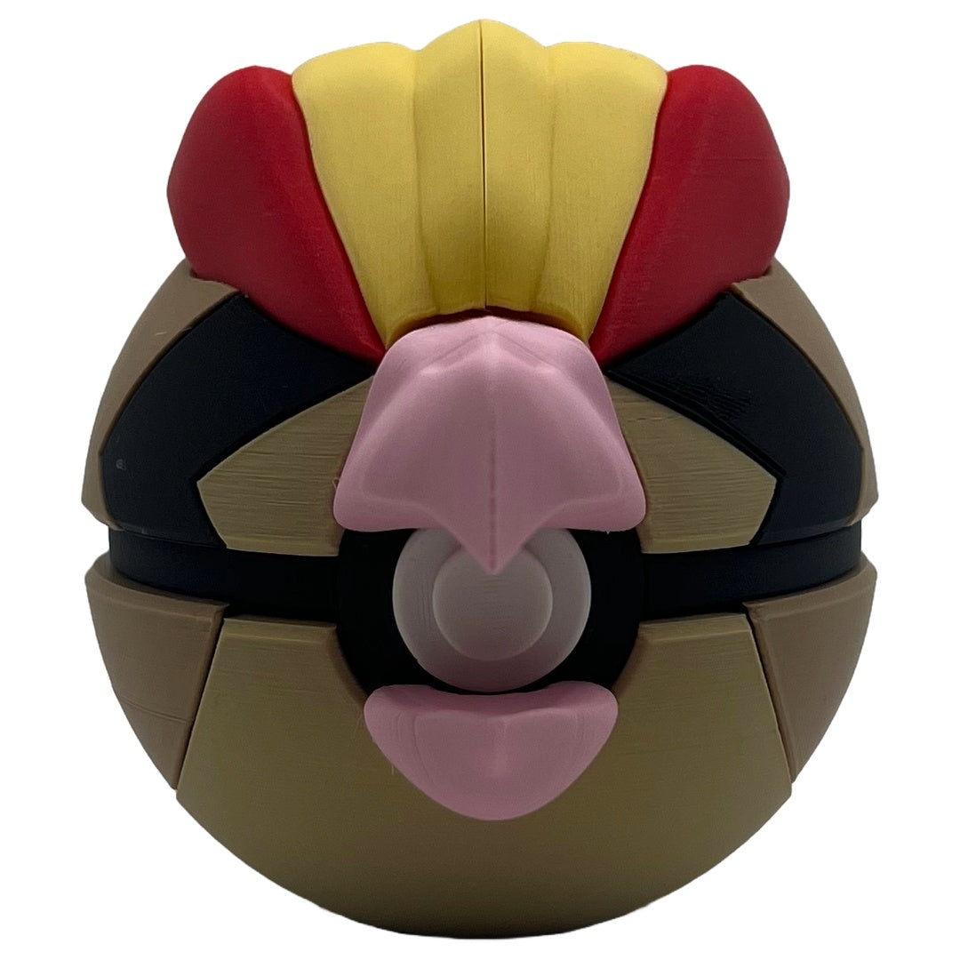 3D-gedruckten Vogel-Premium-Sammelball Charakterball - Perfekt für Sammler und Cosplay-Fans