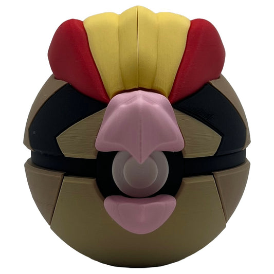 3D-gedruckten Vogel-Premium-Sammelball Charakterball - Perfekt für Sammler und Cosplay-Fans