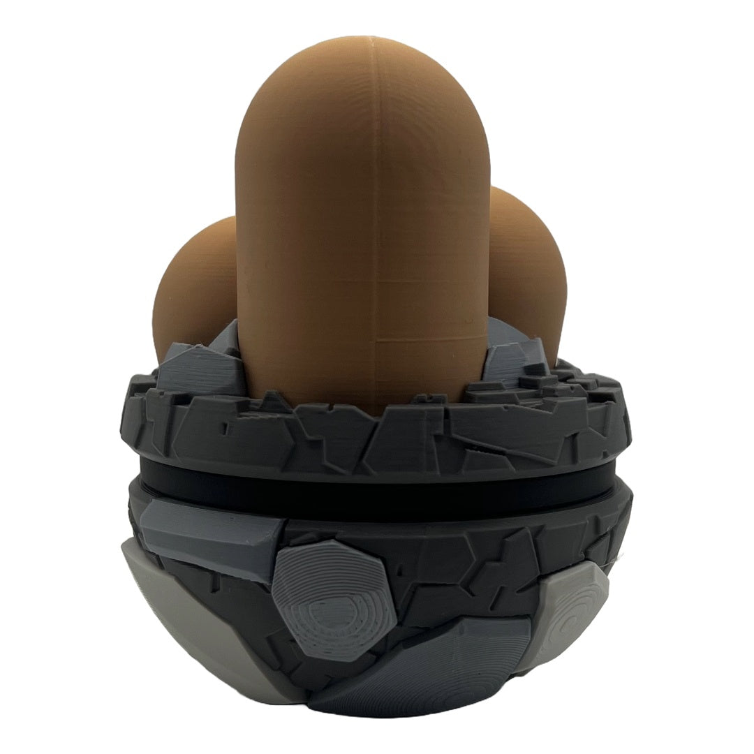 Maulwurf-Trio Charakterball – Einzigartiges 3D-gedrucktes Sammlerstück! 🤎🤎🤎