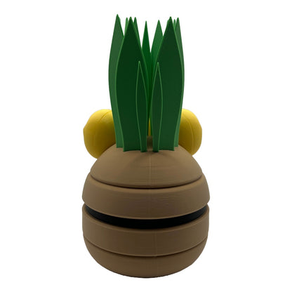 Palmen-Kreatur Charakterball mit Füßen – Einzigartiges 3D-gedrucktes Sammlerstück! 🥥🌴