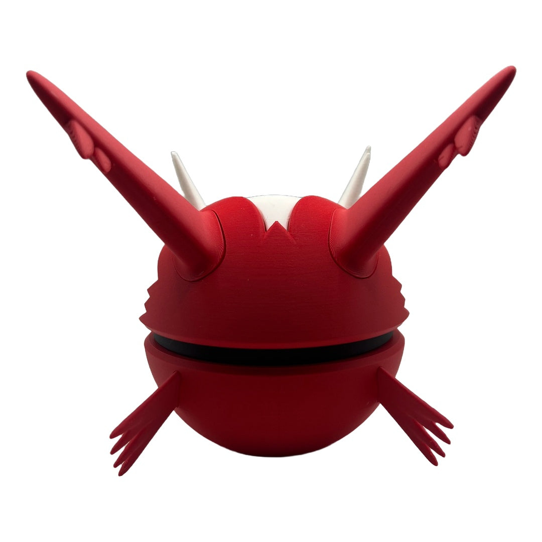 Legendärer Rote Flug-Kreatur Charakterball – Einzigartiges 3D-gedrucktes Sammlerstück! ❤️✈️