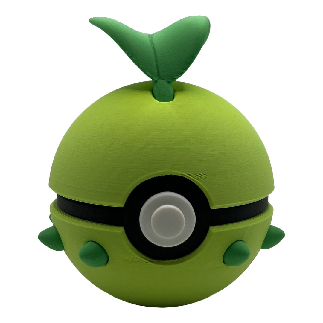 Blatt-Starter (Blatt-Kreatur) Charakterball – Einzigartiges 3D-gedrucktes Sammlerstück! 🍃💚