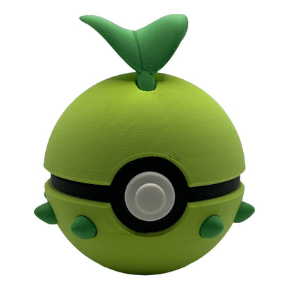 Blatt-Starter (Blatt-Kreatur) Charakterball – Einzigartiges 3D-gedrucktes Sammlerstück! 🍃💚