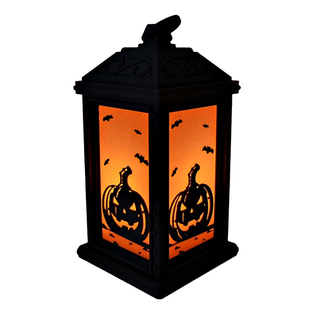 Halloween LED tealight lantern – your atmospheric spooky decoration! 🎃🦇