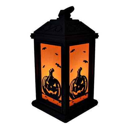 Halloween LED tealight lantern – your atmospheric spooky decoration! 🎃🦇