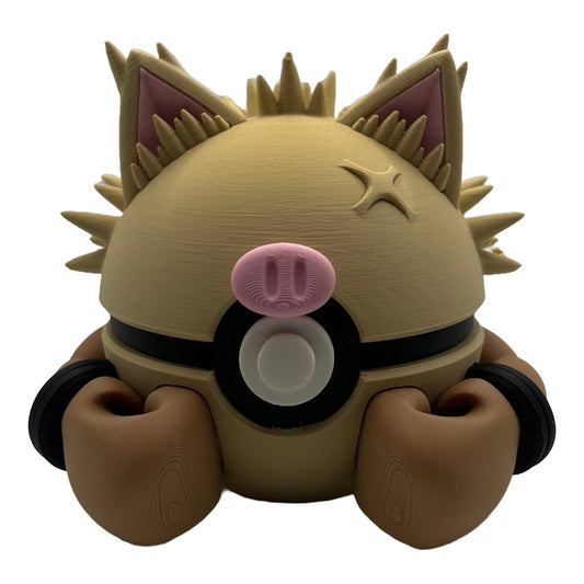 Affen-Meister Charakterball – Einzigartiges 3D-gedrucktes Sammlerstück! 😠💥