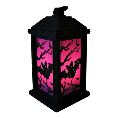 Halloween LED tealight lantern – your atmospheric spooky decoration! 🎃🦇