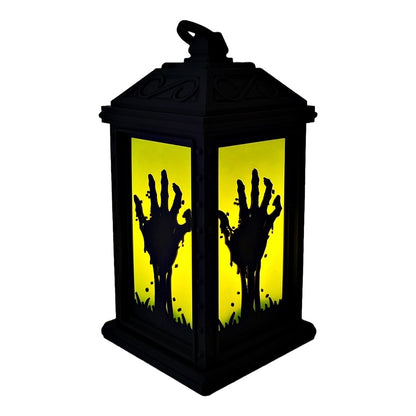 Halloween LED tealight lantern – your atmospheric spooky decoration! 🎃🦇