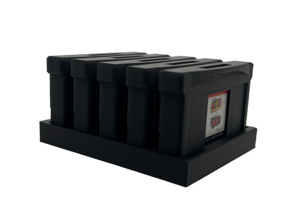 Gameboy Design Game Holder for 5 Nintendo Switch Games – Retro 3D Printed Storage for Cartridge Fans – Stylish Gamer Accessory &amp; Gift