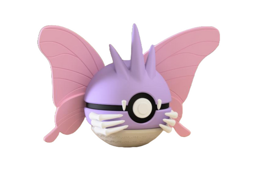 Gift-Motte Charakterball – Dein 3D-gedruckter Gift-Falter für Sammler & Cosplay! 🦋