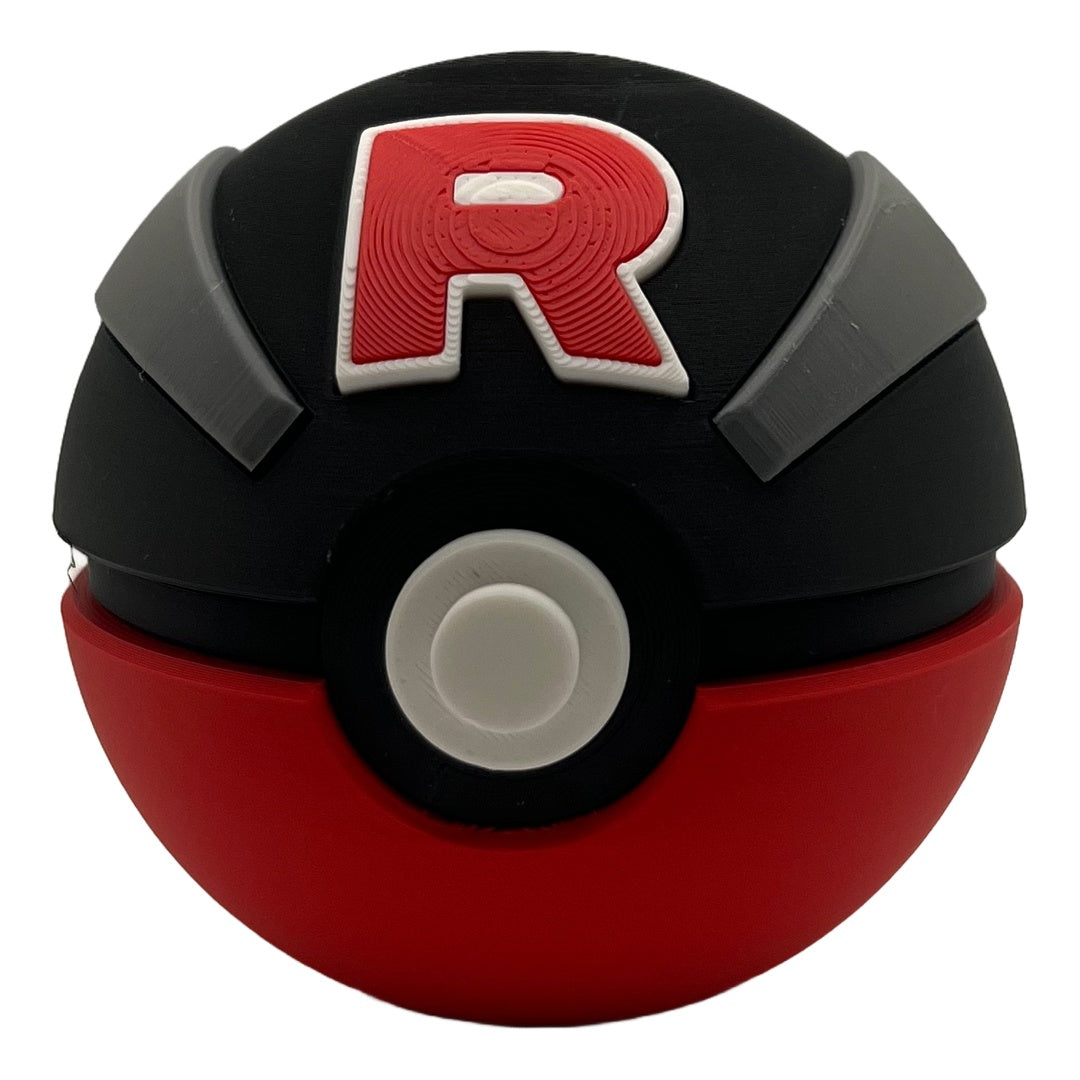 Schurken-Team Charakterball – Einzigartiges 3D-gedrucktes Sammlerstück! ⚫️🔴