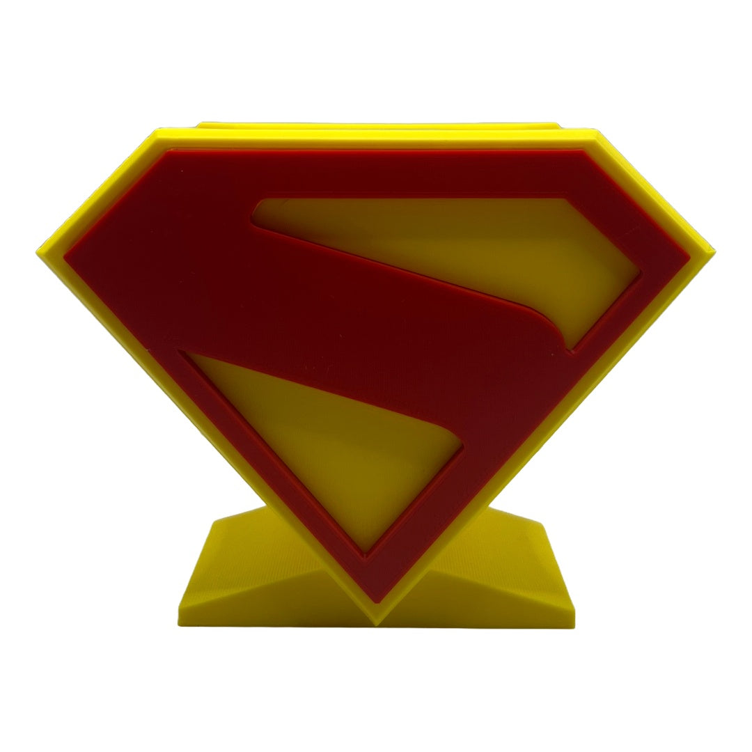3D Printed Superman Logo Controller Holder | Gaming Accessory Superhero Design | PlayStation Nintendo Xbox | Geek Gift