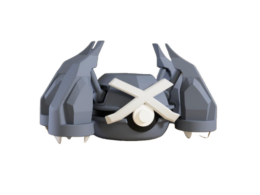 Stahl-Psycho Charakterball – Einzigartiges 3D-gedrucktes Sammlerstück! 🤖⚙️