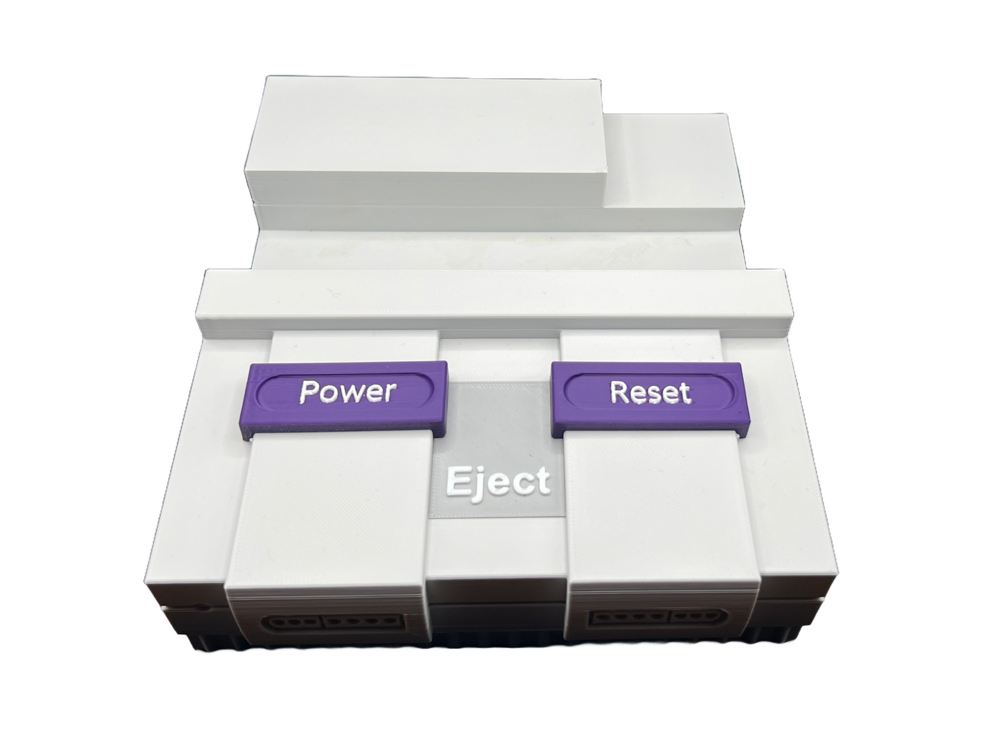 SNES Design Dock für Nintendo Switch – Retro 3D-Druck Halterung im Super Nintendo Look – Stylisches Zubehör für Fans & Sammler