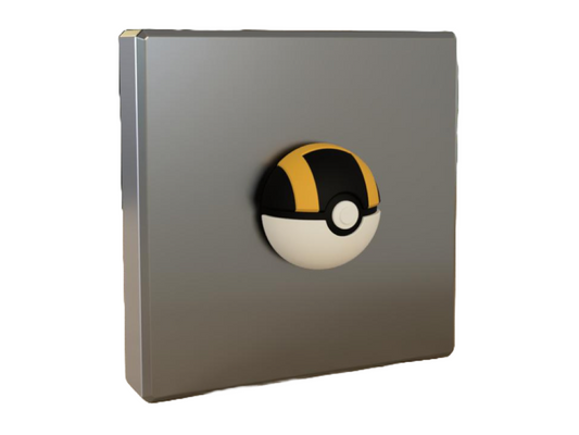 Pokémon Ultra Ball Kühlschrankmagnet – Dein zuverlässiger Fang für die Küche! ⚫🟡