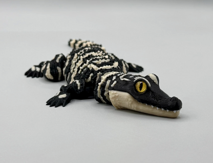 Movable Crocodile | Lizard 3D Printed Figure | Alligator Decoration