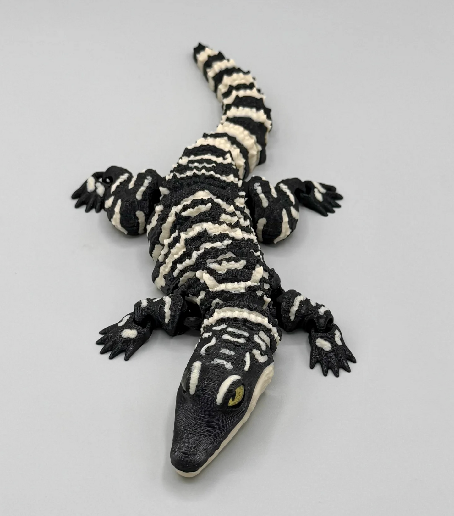 Movable Crocodile | Lizard 3D Printed Figure | Alligator Decoration
