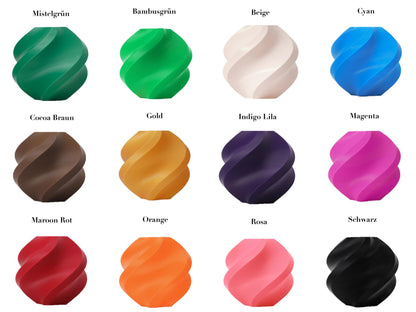 Luna - Designer vase with wave structure in over 40 colors