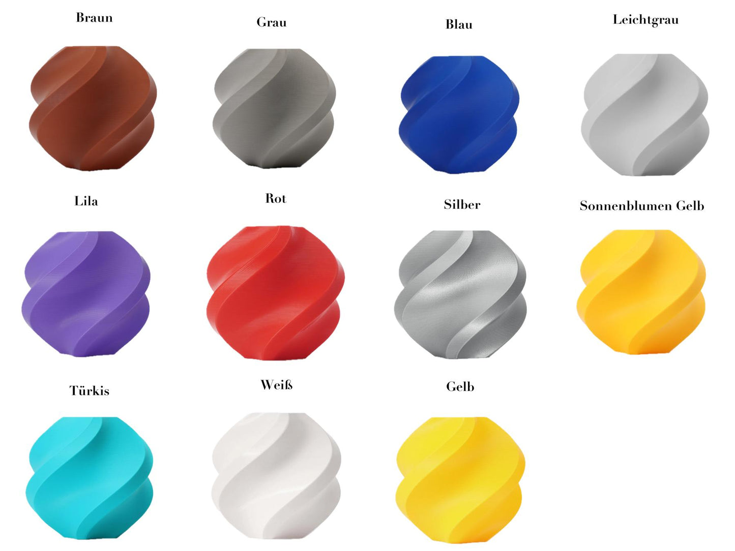 "Neki" - Designer vase with grooved texture in over 40 colors