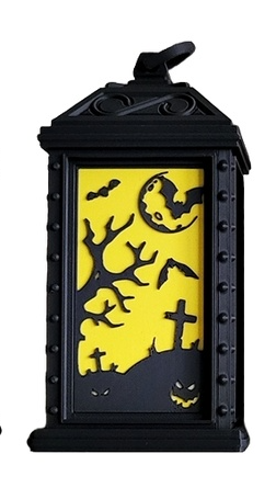 Halloween LED tealight lantern – your atmospheric spooky decoration! 🎃🦇