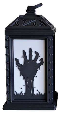 Halloween LED tealight lantern – your atmospheric spooky decoration! 🎃🦇