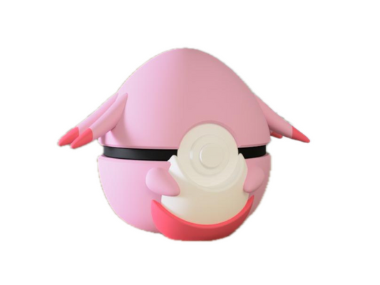 3D-printed Chansey's Egg Creature Ball Character Ball - Perfect for collectors and cosplay fans