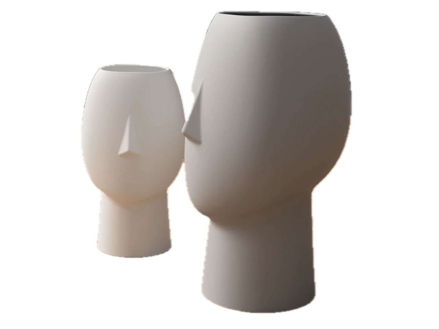 Persona - Skulpturale Designvase in zwei Größen in über 40 Farben