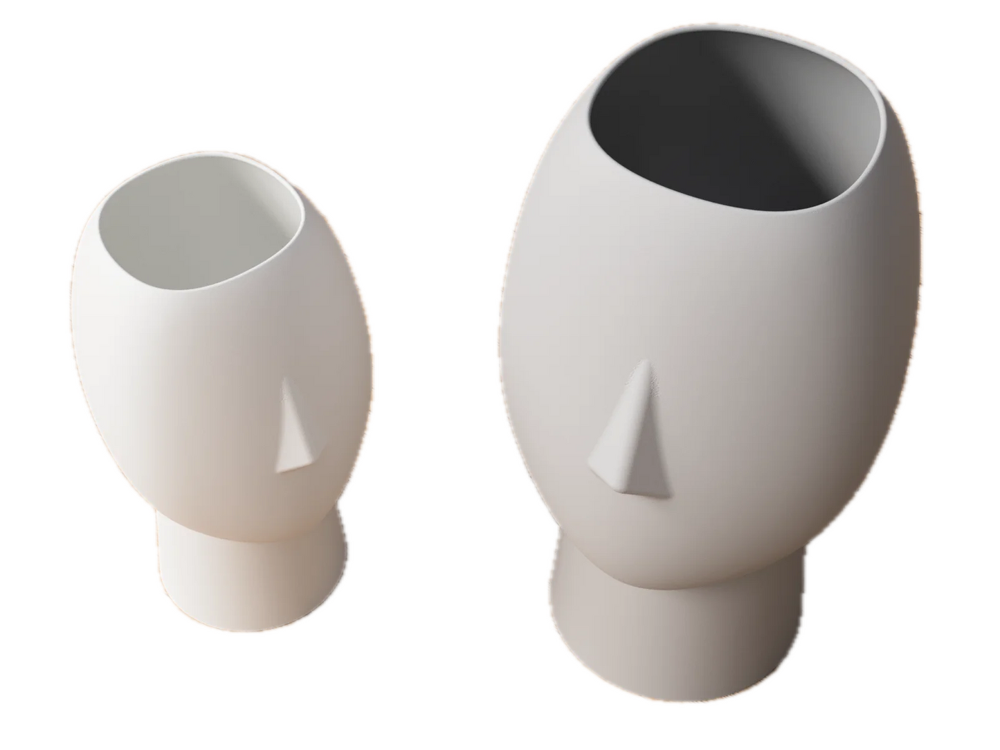 Persona - Skulpturale Designvase in zwei Größen in über 40 Farben