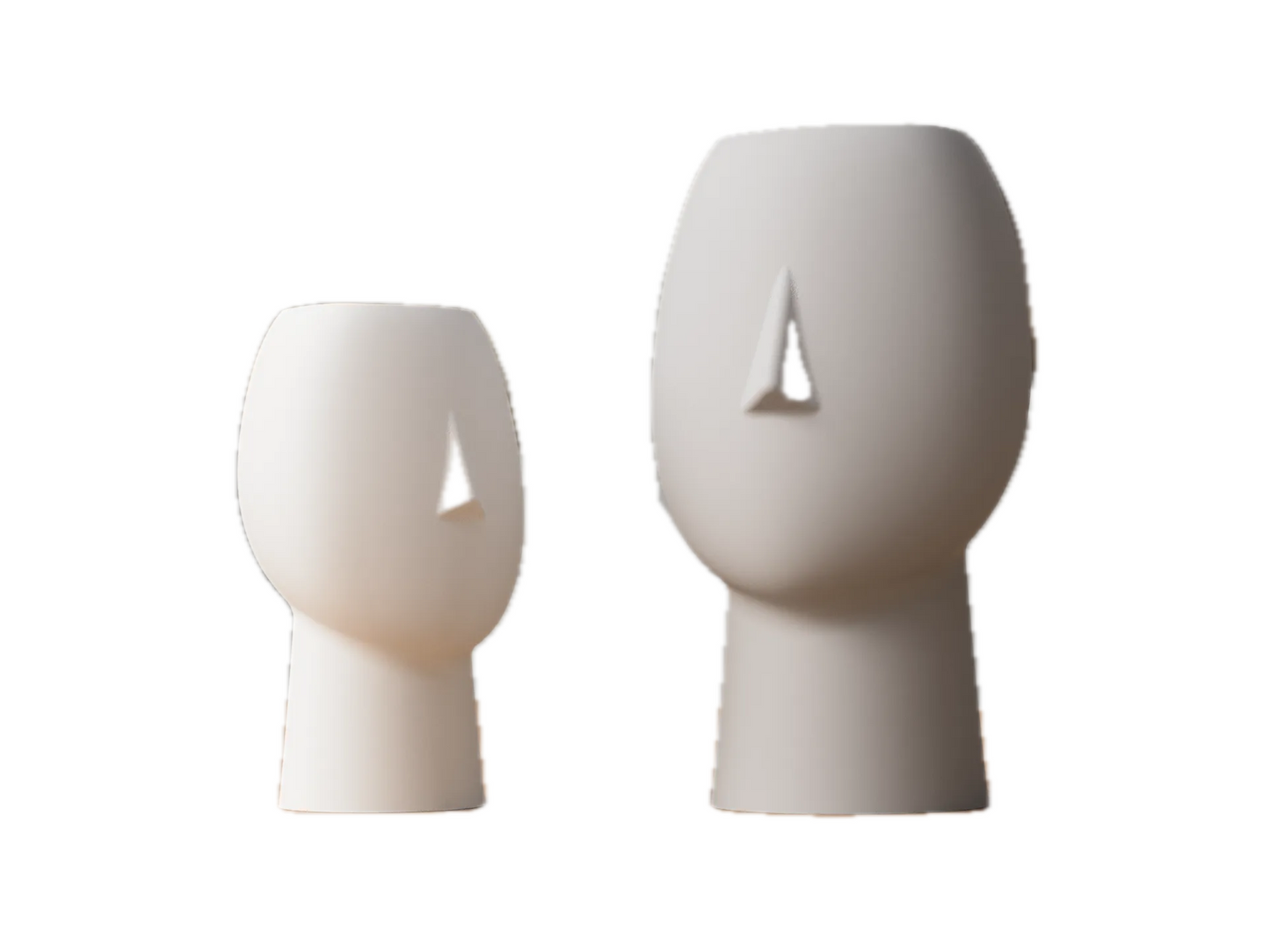 Persona - Skulpturale Designvase in zwei Größen in über 40 Farben