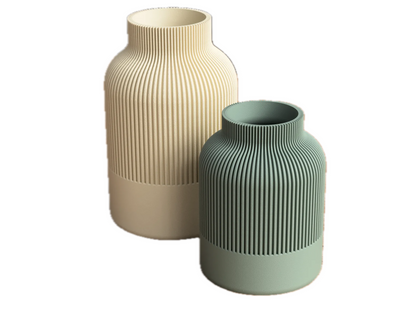 Japandi-Designvase mit Wellenstruktur in über 40 Farben