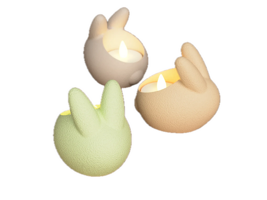 **🐰 Set of 6 Easter Bunny Tealight Holders – Stylish Decoration for Easter &amp; Spring