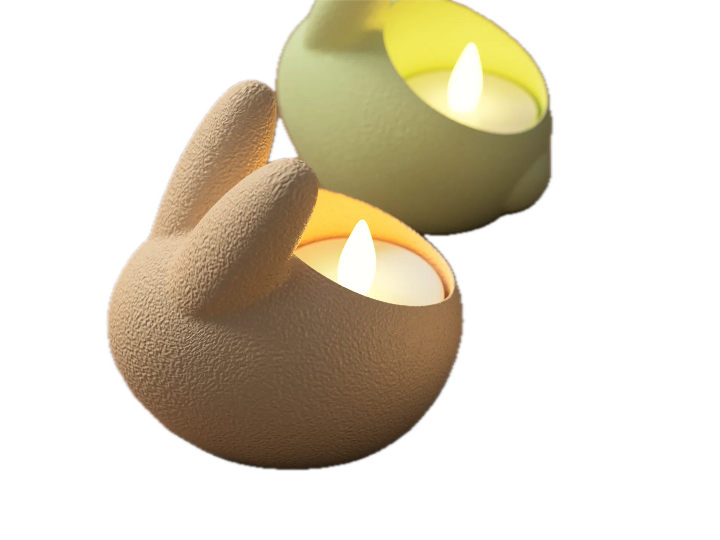 **🐰 6er-Set Osterhasen-Teelichthalter – Stilvolle Deko für Ostern & Frühling