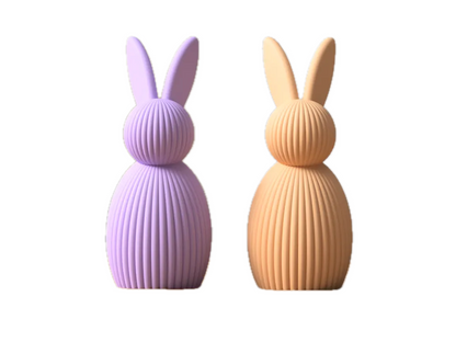 Sitting rabbit decorative objects: Charming elegance with a playful character