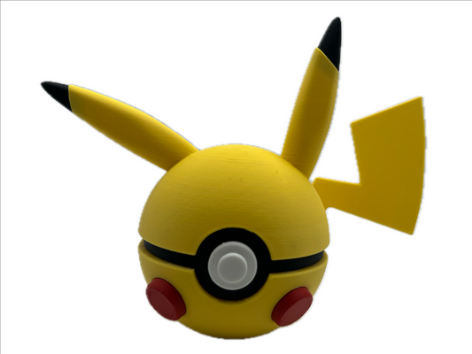 3D-printed electric mouse ball character ball - Perfect for collectors and cosplay fans