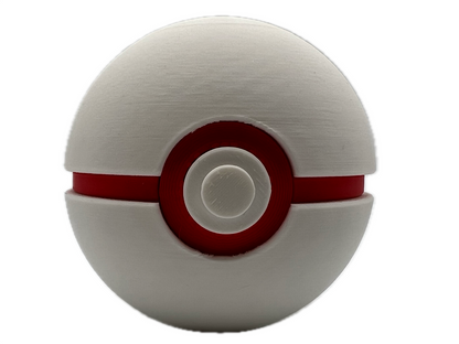 3D-gedruckten Weißer Sammelball Charakterball - Perfekt für Sammler und Cosplay-Fans