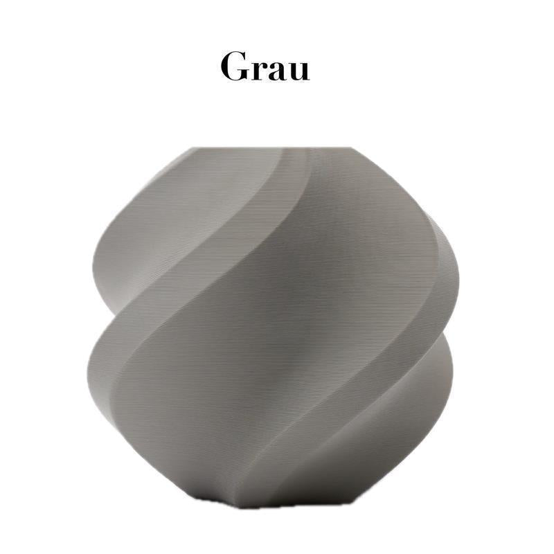 Ellipse - Elegante Designvase mit vertikalen Rillen in über 40 Farben