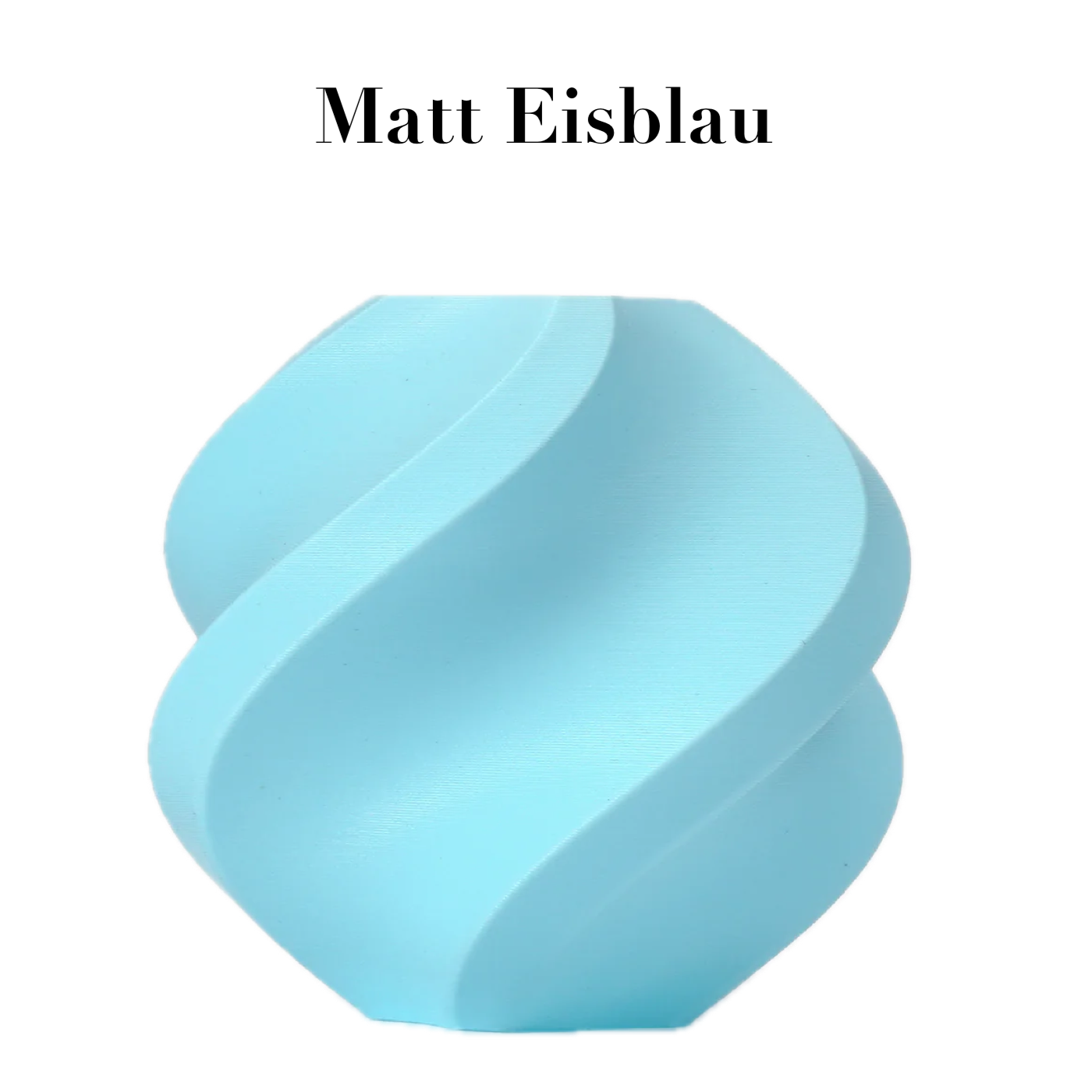 Luna - Designer vase with wave structure in over 40 colors