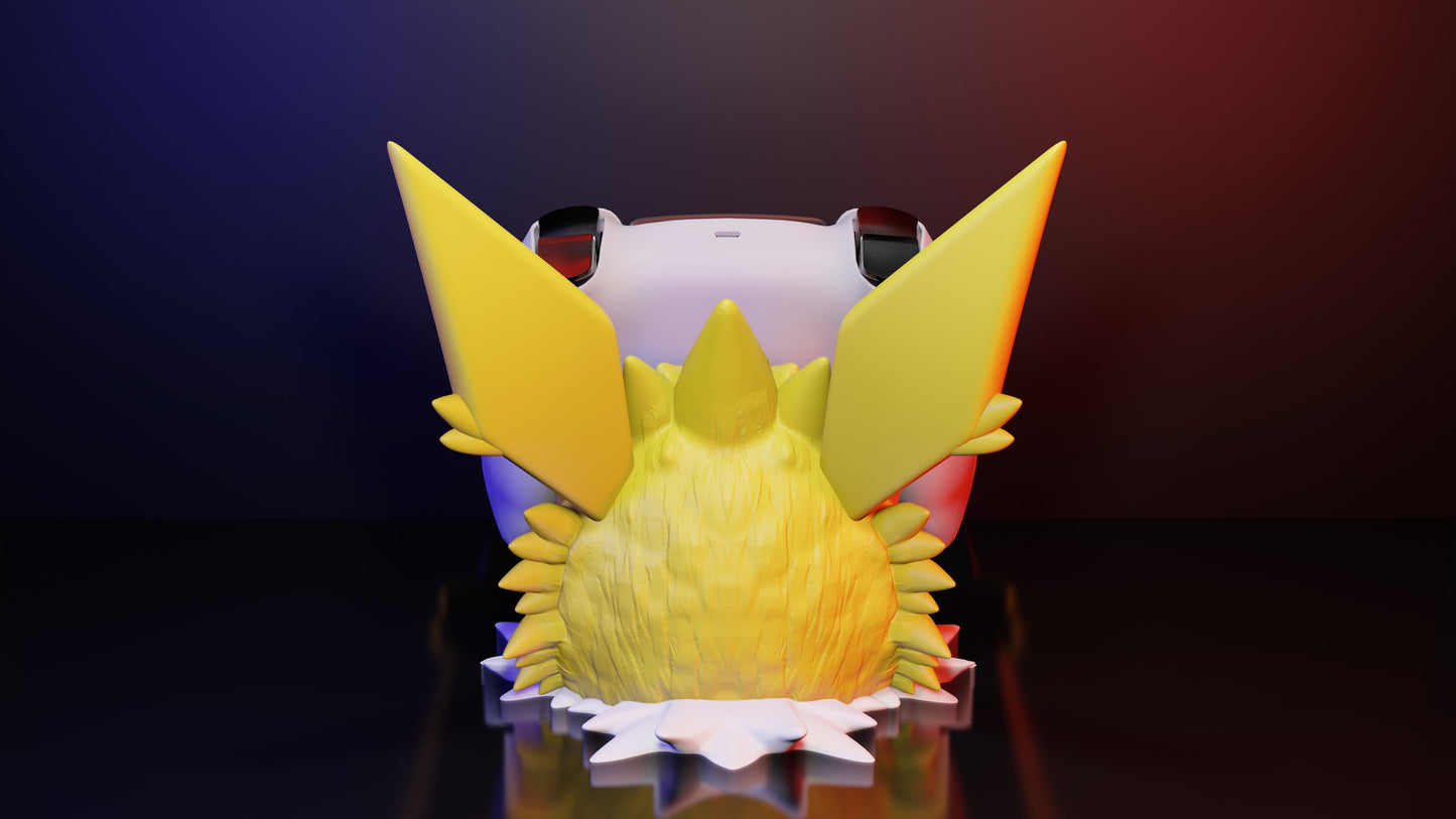 Blitza Controller-Halter im Pokémon Stil – 3D-gedruckter Blitz-Pokémon Ständer für Xbox Nintendo PlayStation – Gamer Geschenk & Deko Highlight