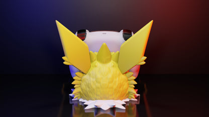 Blitza Controller-Halter im Pokémon Stil – 3D-gedruckter Blitz-Pokémon Ständer für Xbox Nintendo PlayStation – Gamer Geschenk & Deko Highlight