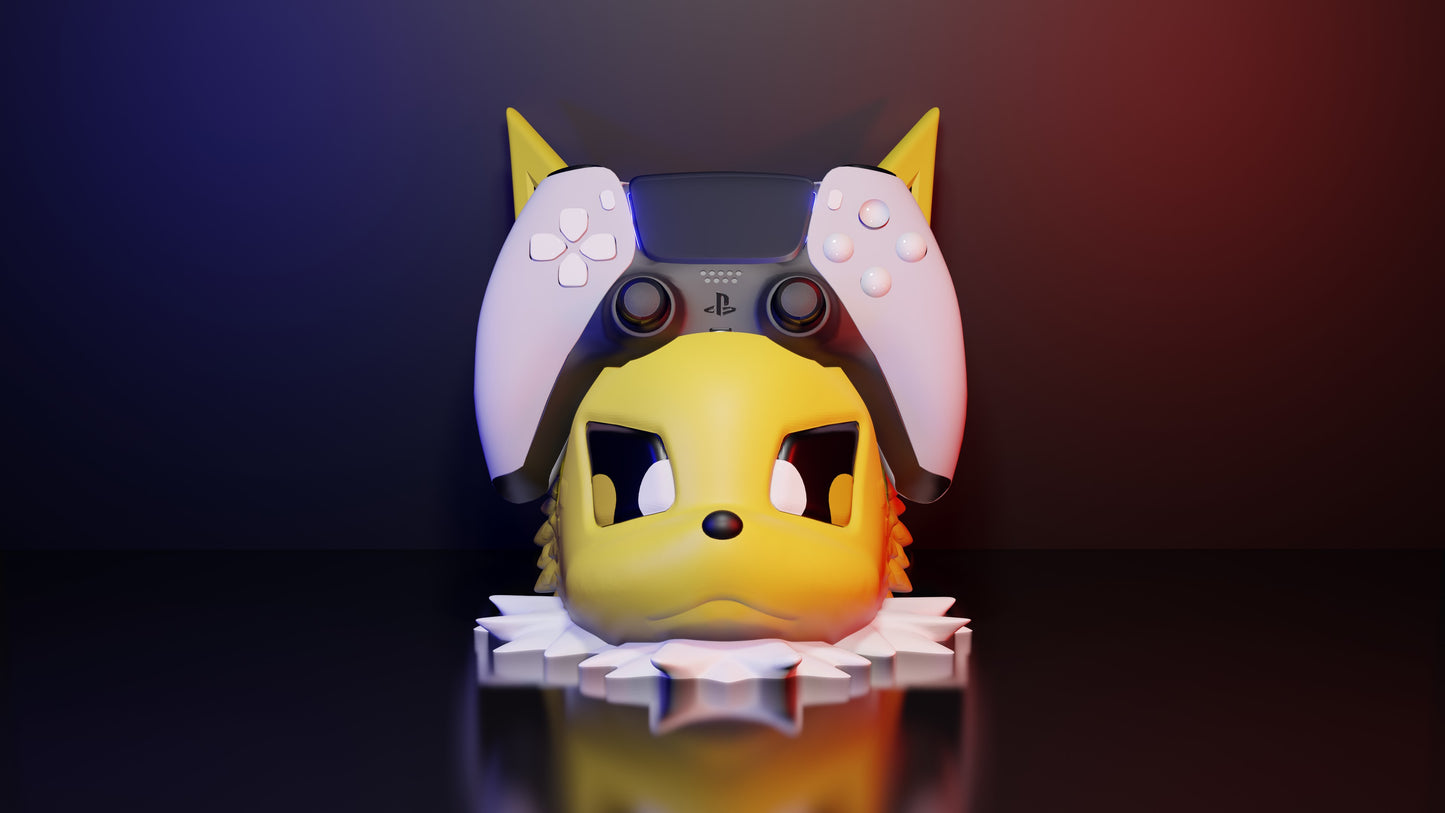 Blitza Controller-Halter im Pokémon Stil – 3D-gedruckter Blitz-Pokémon Ständer für Xbox Nintendo PlayStation – Gamer Geschenk & Deko Highlight